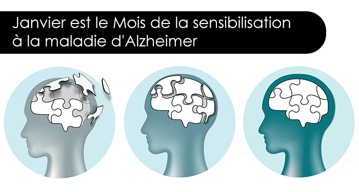 Janvier est le Mois de la sensibilisation à la maladie d'Alzheimer