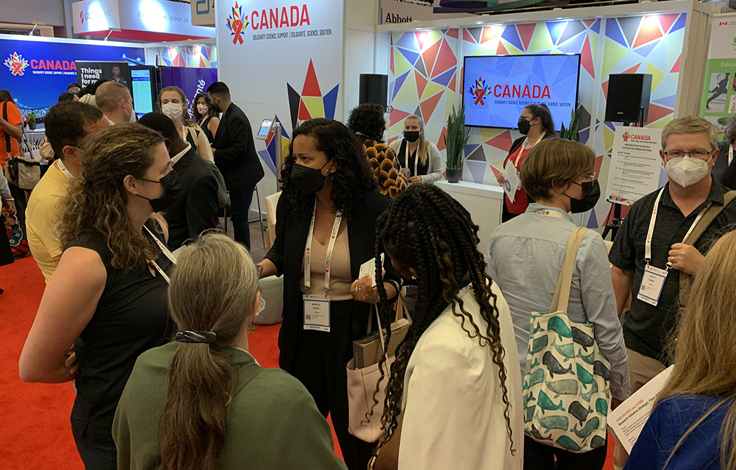 Networking event at the Canada Pavilion